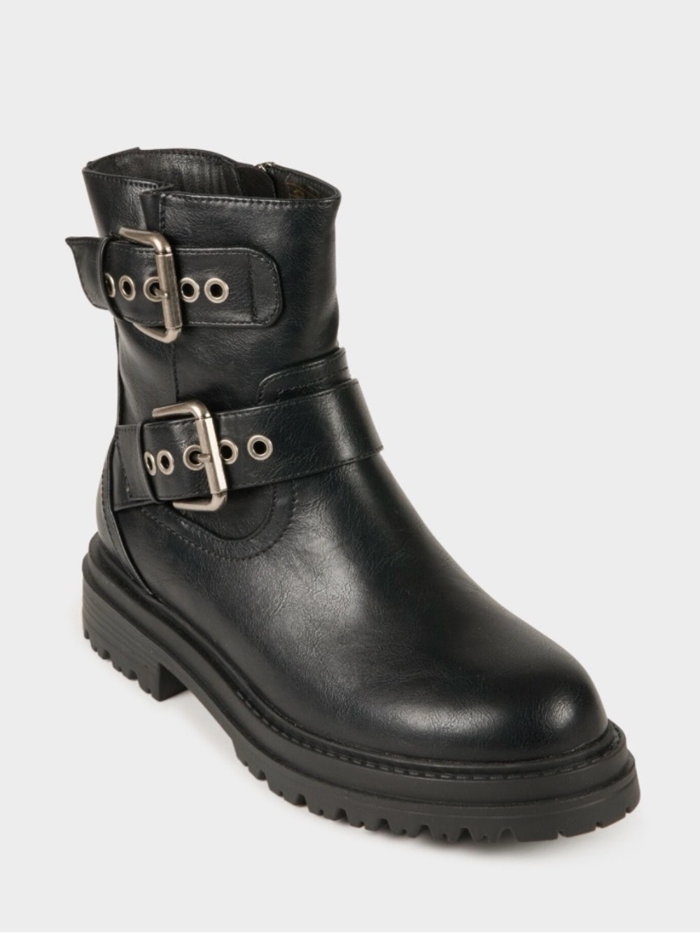 Women's Buckle Strap Boots